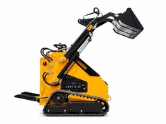 New 23HP Mini Track Loader Stand-On Skid Steer 300KG Operating Capacity