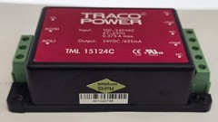 Traco Power TML 15124C Power Supply Input 100-240VAC Output 24vdc