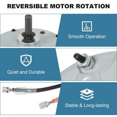 1/6 HP 208-230V Condenser Fan Motor 1075RPM For Lennox 68J97 K55HXDFM-6844