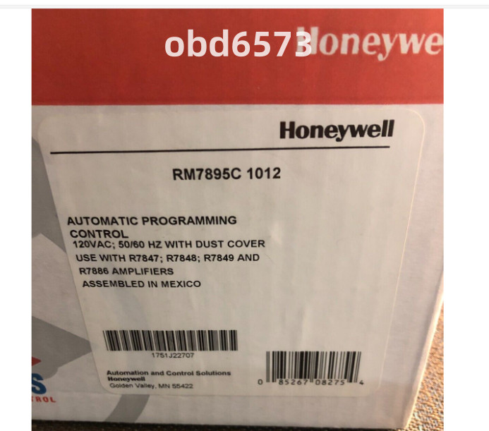 Honeywell RM7895C1012 Flame Safeguard Burner Controller 120V