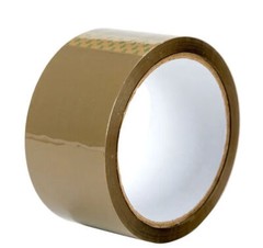 2-Inches Brown/Tan Color Shipping Packaging Sealing Tape 110 Yard (6 x 330 Feet)