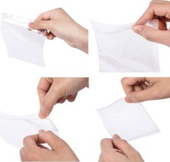 1-1000 5×7 Reclosable 2MIL Zipper Bags Clear Poly Resealable Bags 5″ x 7″