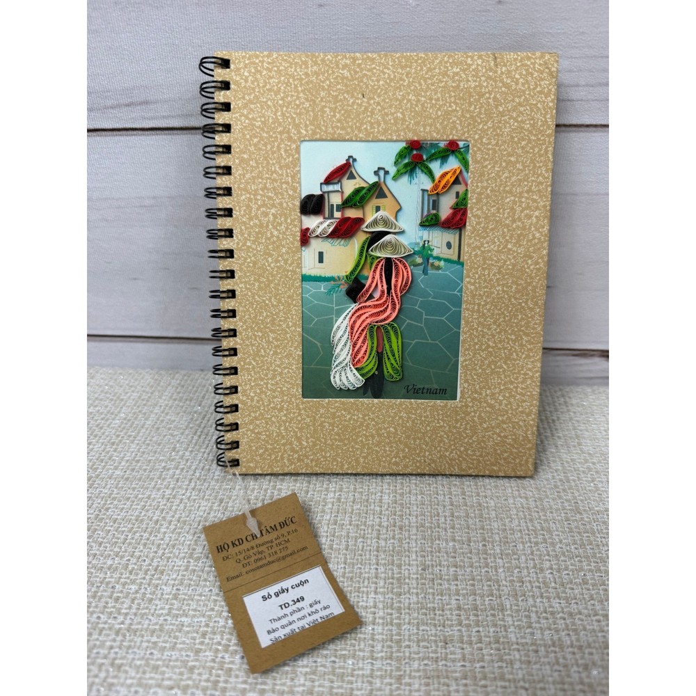 Vietnam Souvenir Kraft Paper Notebook Travel Journal