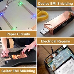 Copper Tape, Copper Foil Tape (2Inch X 33 FT) Metal Conductive Adhesive for Slug