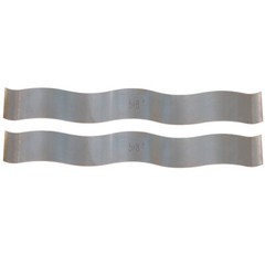 9 Pair 1/8″ Wavy Parallel Set Hardened Stainless Steel 0.0002″