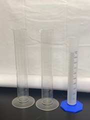 Lot of 10mL 25mL 50mL 100mL 250mL 500mL 1000mL Plastic TC/TD Graduated Cylinders