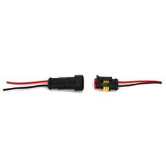 2Pin Way Car Waterproof Male Female Electrical Connector Plug Wire Kit Set Lot