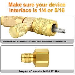 1/4″ & 5/16″ Port Valve Core Remover&Installer For Various Maintenance Scenarios