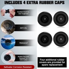 4Sets 1.98”OD Trailer Hub Bearing Metal Dust Cover with Extr Color: 1.98 4PCS