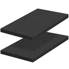 2 PCS Polyurethane Foam Sheets 16″ L X 12″ W X 1″ T Packing Foam Inserts