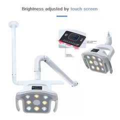 Ceiling-Mounted Dental Operation Surgical Light 8 LEDs w/ Sensor Touch Sceen USA