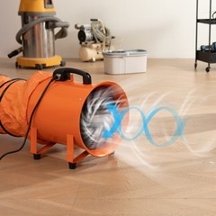 VEVOR 12″ Portable Extractor Fan Blower 16.4ft Duct Hose Ventilator Industrial