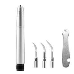 Dental Ultrasonic Air Perio Scaler Handpiece Hygienist 2 & 4-Holes 3 Tips