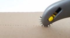Retractable Make a Box Resizer Utility Knife with Scoring Wheel Cutter Tool size