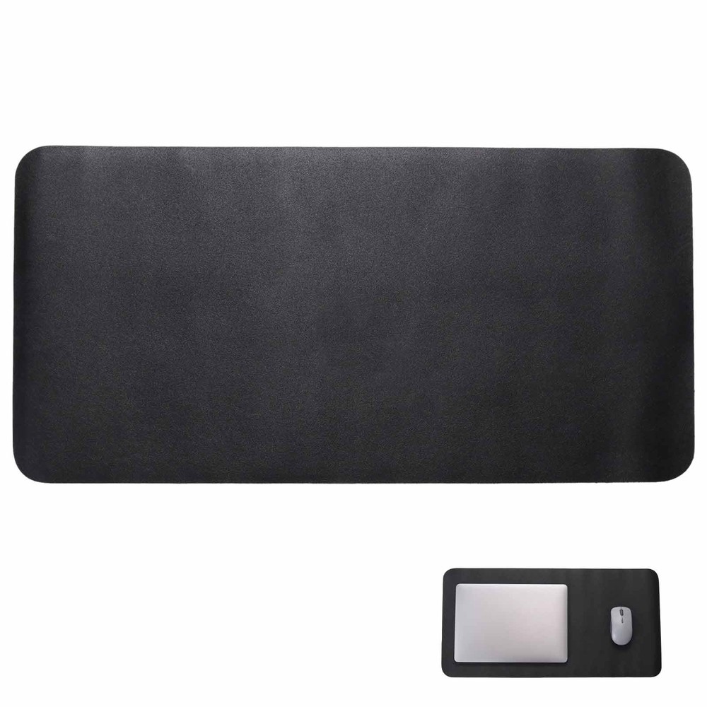 Wuyituart 24″ x 12″ PU Leather Keyboard Pad Desk Protector x 12″, Black