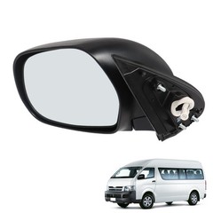 Left Door Mirror Assembly Electric Control Black for 2005-2013 Hiace Van