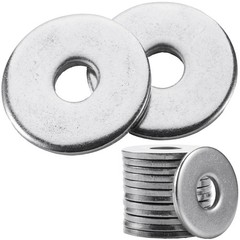 20 Pcs 3/8″ Fender Washers Stainless, 3/8″ ID X1.16 OD X 0.1″ Thick, Large Fende