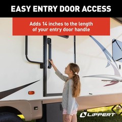 Lippert Components Lippert Latchxtend Easy Open Rv Door Handle Extension For