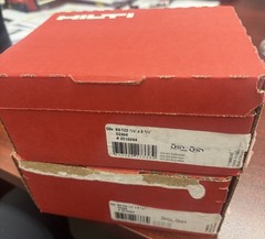 Hilti KB-TZ2 3/8 in x 3 3/4 in SS 304 Wedge Anchor, 50 Pack 2210244
