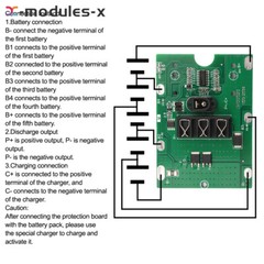 5S 21V 20A Li-ion Battery Protection Circuit Board Module for Wrench Power Tool