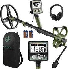 Professional Metal Detector for Adults,12″ Waterproof Search Coil with LCD B…