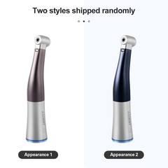 Dental 1:1 Fiber Optic Contra Angle Handpiece Internal Spray Push Button E-Type