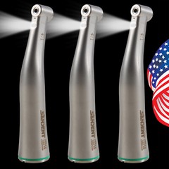 1-10pcs Dental Fiber Optic LED Contra Angle 4:1 Handpiece For NSK E-type Motor