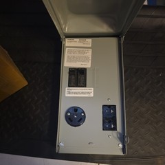 Midwest U041CP RV Electrical Panel 70-Amp Power Outlet Lockable Box