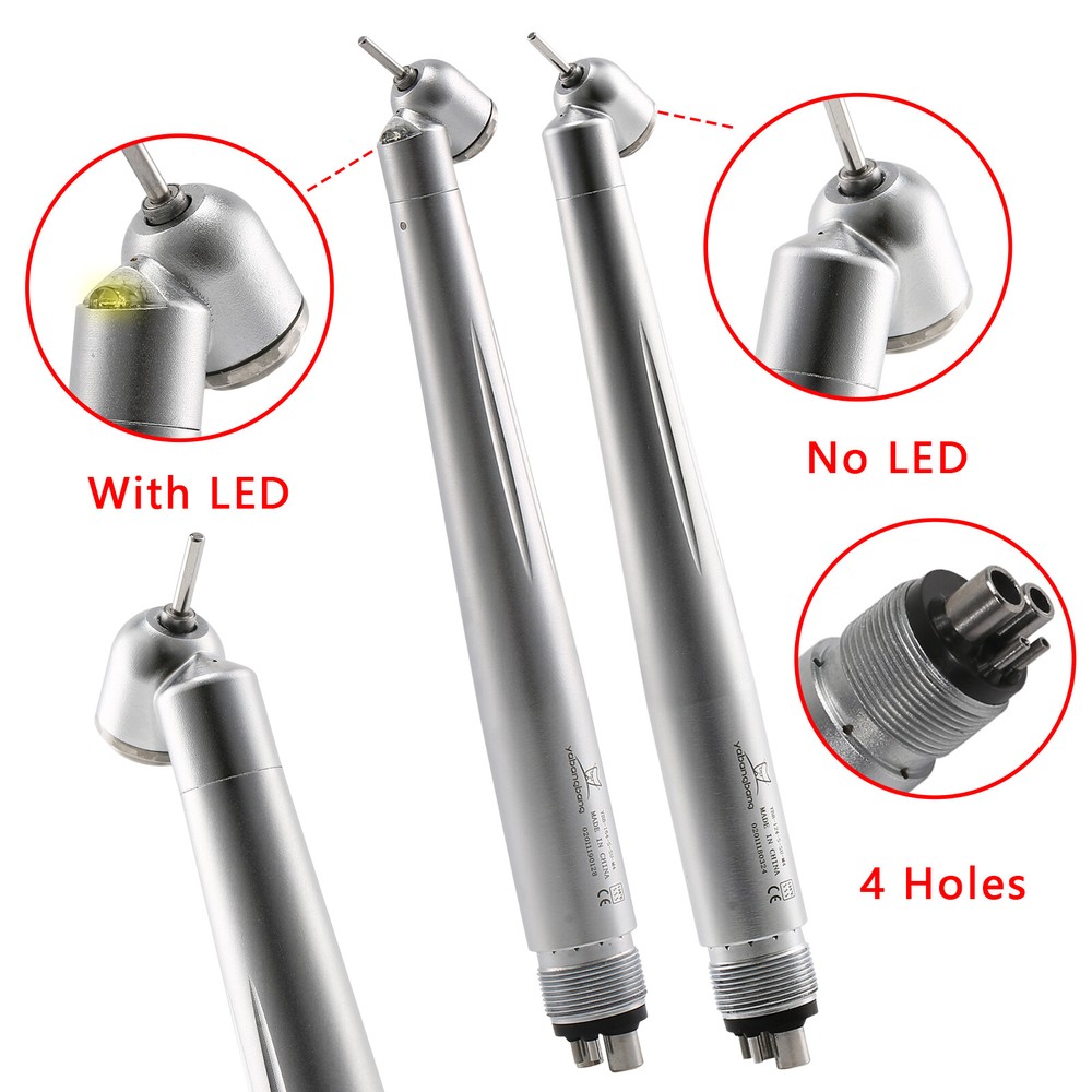 Yabangbang Dental 45 Degree Surgical High Speed Handpiece Push Button (LED) 4H A