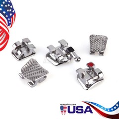 10 X Dental Orthodontics Brackets Braces Mini Roth Slot 0.022 Hooks 3 AZDENT