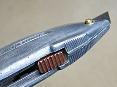 Vintage old-style Stanley 10-499 Box Cutter Utility Knife quick-change blade