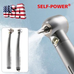 Dental Fiber Optic LED E-generator high speed handpiece Turbine 2Hole/4Hole