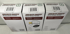 Lot of Heavy Duty Black Nitrile Exam Glove MED Textured Powder-Free Ambidextrous