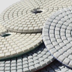 Countertop Polishing Kit Granite Marble Quartz Wet Polisher Diamond Pads