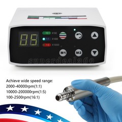 Dental Brushless LED Electric Micro Motor For NSK E-Type 1:1/16:1/1:5 Handpiece