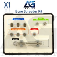 Bone Spreader Kit Wide Spread Ridge Split Drill Tool Surgical Dental