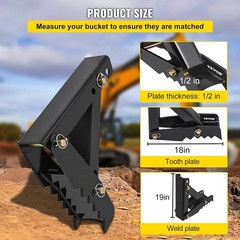 Professional Grade Bolt-On Backhoe Thumb – High Shear Strength Steel Design