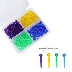 1000 Dental Plastic Wedges Concave Design Arc Diastema Wedge w End Circular Hole