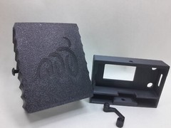 Meshtastic Heltec V3 node case only Holds 2000mah battery 3D printed BLACK