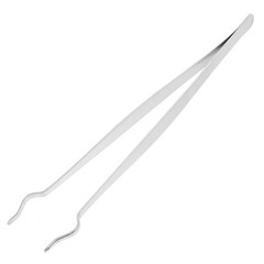 Stainless Steel Test Tube Tweezer 11.81 Inch Lengthened Lab Tongs for Test Tu…