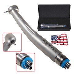 10pcs Dental High Speed Handpiece 4Hole Ceramic Rotor Standard head Single Spray