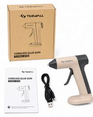 Tilswall Cordless Hot Glue Gun Fast Preheating 2000mAh Battery USB-C New IN BOX