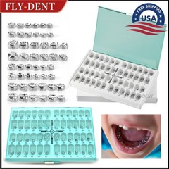 48 Sizes Dental Kids Primary Molar Crowns Stainless Steel Pediatric Crown Kit