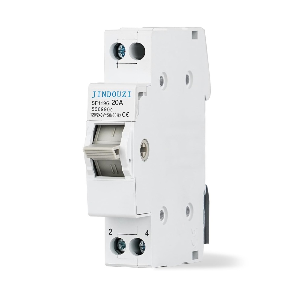 Mini Manual Transfer Switch,AC110V/240V Manual Switching, Mini Dual Power Swi…