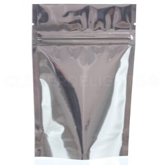 1000 Pack – 2oz Silver Stand Up Pouches – 4″ x 6″ x 2″ – Zipper Bag – 4x6x2 Inch