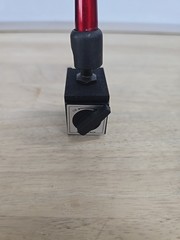 Red Adjustable Magnetic Base Holder for Digital Dial Indicator