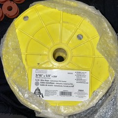 250′ KingChain 3/16″ x 184″ PVC Coated Galvanized Aircraft Cable 50552 SEE DESC