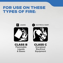 Coast Guard Approved 5BC Marine Fire Extinguisher for Jet Skis Kidde KD57W-5BC