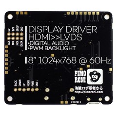 Pimoroni HDMI 8″ IPS LCD Screen Kit (1024×768) PIM372