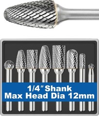 Carbide Burr Set – Metal Wood Steel Stone Deburring Cutting